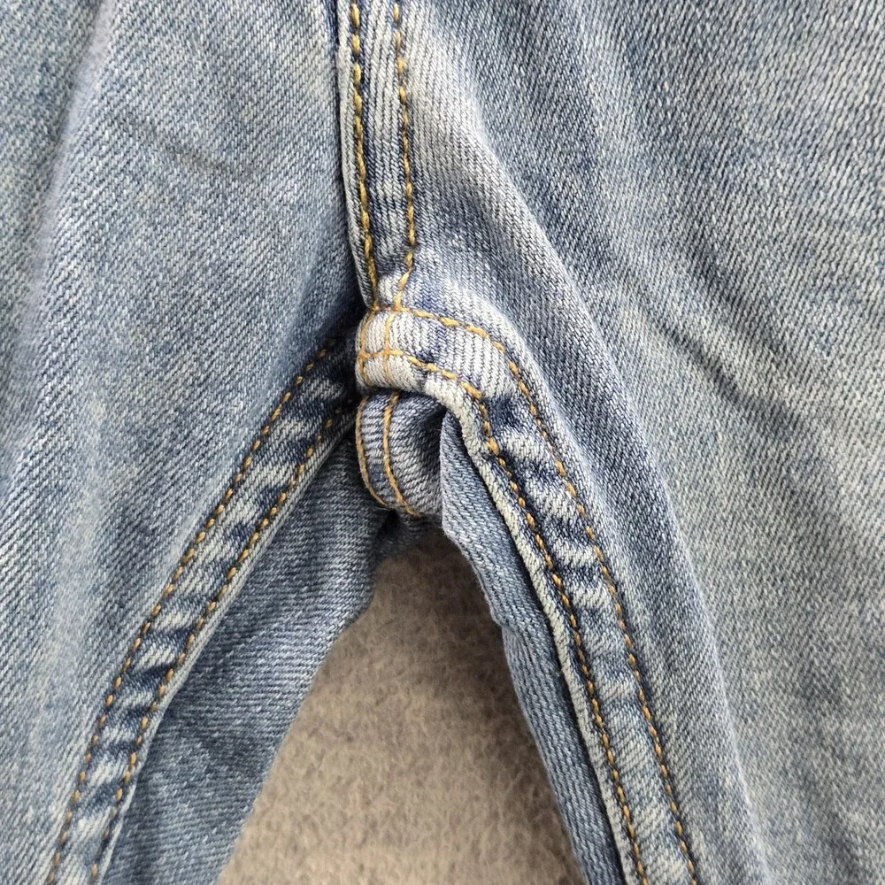 Levi's 502 Men Jeans 33X32 Light Blue Denim Taper Fit 27